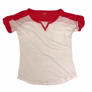 Limited Express Colorblock S/S Pocket Tee/Top Sm